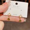 Aesthetic Women's Dangle Earrings Simple Stud Earrings Exquisite Square Drop Earrings  Bridal