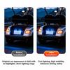 Waterproof Demon Eye LED License Plate Light Bright Universal Rear Tail Light  Warning Light