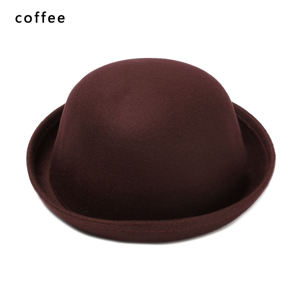 Модная винтажная элегантная фетровая шляпа федора берет шляпа-котелок бини