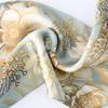 Retro Multifunctional Lazy Magnetic Silk Scarf With Diamond Studded Magnetic Buckle Small Scarf Headband For Women