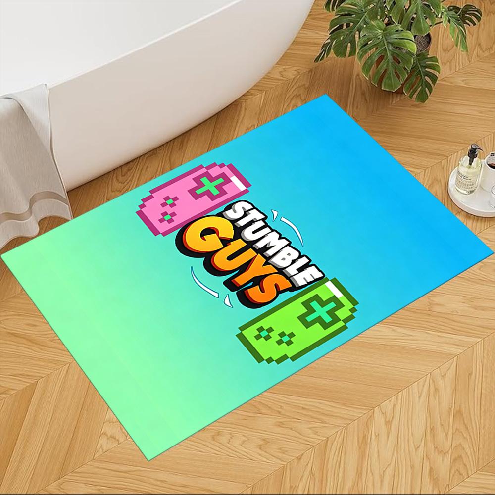 Stumble Guys Carpet Suitable for Playrooms Game Room Hallway Study room Anti-slip Rug Decorate Offices Perfect Gift for Friends & Family