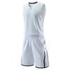 Solid Color Sleeveless Basketball Uniform Set: Vest Style Sports Running Suit