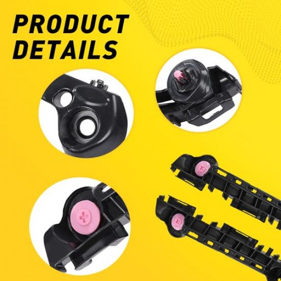 For Toyota Corolla LE XLE Front Bumper Brackets Retainers Left Right I