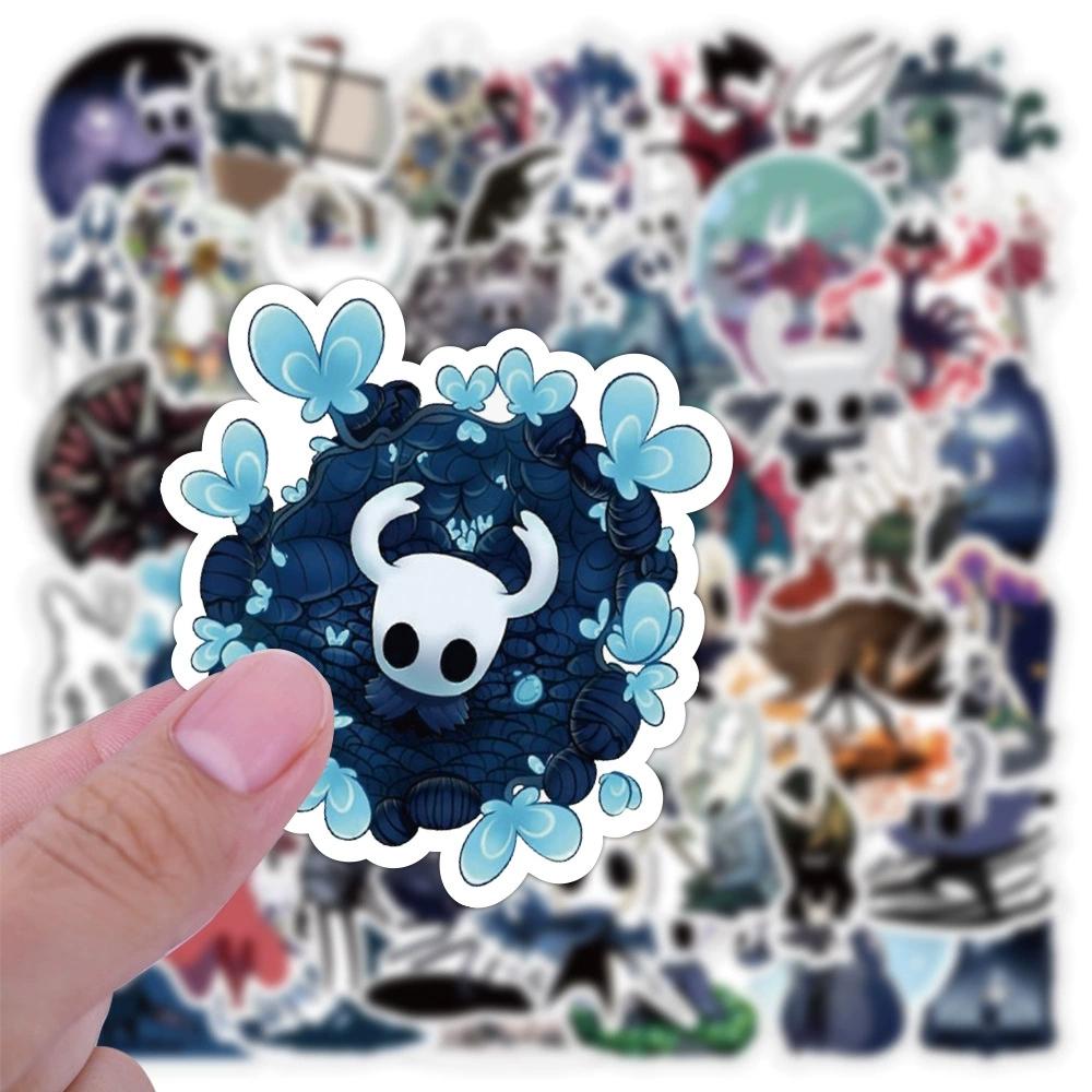 100 шт. Наклейки с граффити Hollow Knight Мультяшная игра DIY Креативные наклейки для скейтборда и багажа