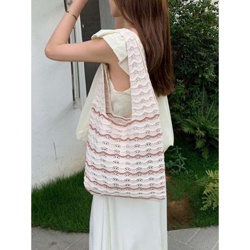 Women's Bag Knitting Bag Knitting Bag Simple Fashion All-in-one Shoulder Bag Handbag