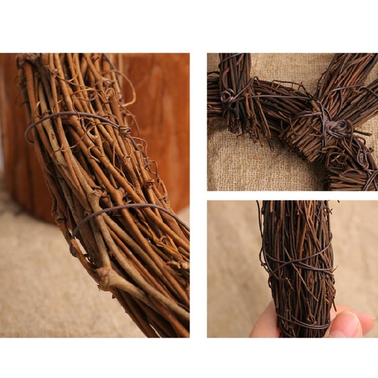 Ручная плетеная основа-кольцо из ротанга для изготовления красивых уникальных венков и гирлянд для любого случая