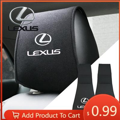 Interior Stickers 1pc Car Seat Back Headrest Pillow Dustproof Cover For F SPORT LBX NX RX 350h 450h ES UX 300e GS GX IS LS IB2