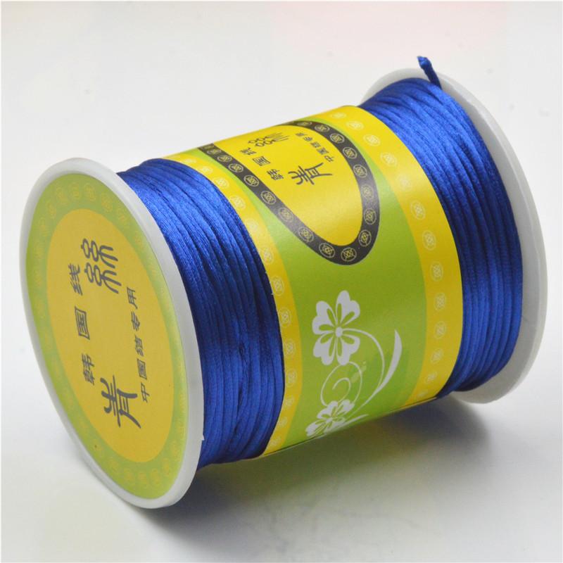 Line 7, шелковая красная нить Chinese Knot, плетеная нить для браслетов, 80 метров в рулоне