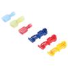 Electrical T Tap Connectors Set Quick Splice Crimp Terminals Nylon Fully Insulated Male Spade