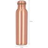 Copper Water Bottle |  Pure Copper Water Bottle I Leak Proof & Rust Proof I Copper Bottle for Home, School & Office | Matte Finish | 950 Ml | Set of 2