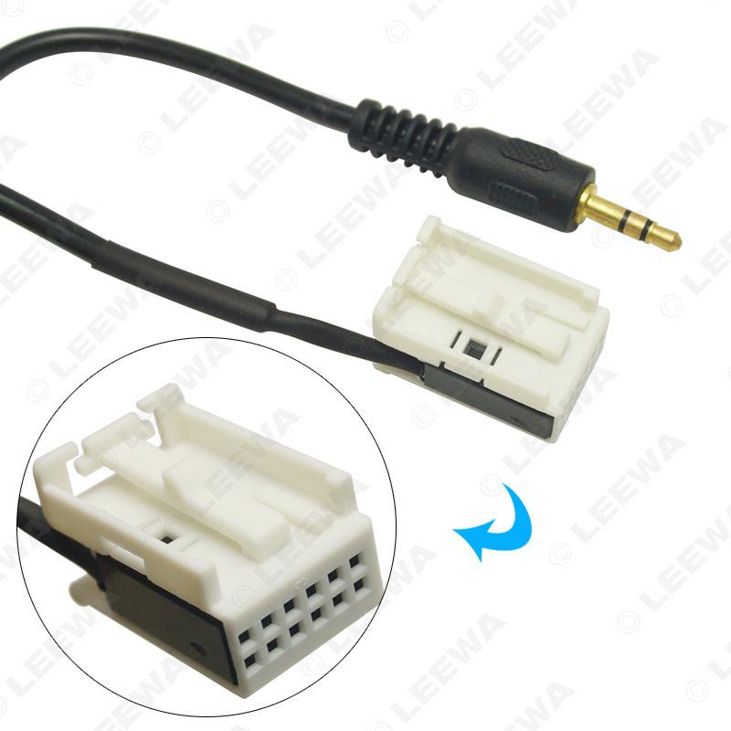 3.5mm AUX Male Connector for Mercedes Comand APS NTG Audio Input