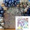 Iridescent Party Sequin Backdrop Glitter Shimmer Square Sequin Panel Wall Popular Wedding Decor Baby Shower Birthday Decoration