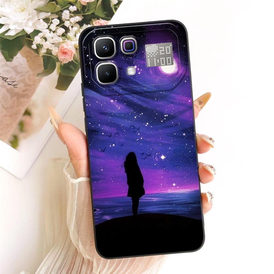 Чехол для Infinix Note 60 Pro X6878 Милый Чехол с Собакой и Кроликом Ударопрочный Мягкий Силиконовый Чехол Для Infinix Note 60 Pro Note60 X6879 Сумки