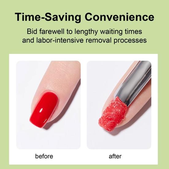 Средство для снятия гелевого лака Простое в использовании, не вызывающее раздражения средство для снятия лака Эффективное средство для снятия гелевого лака с безопасными ингредиентами Подарок для любителей нейл-арта
