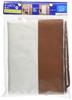 Металлический стеллаж для одежды с пылезащитным чехлом 91 см шириной x 46 см глубиной x 174 см на молнии, высокий, MR-90CV, белый/коричневый