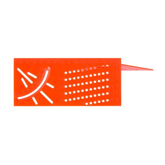 Yousheng Multifunctional Aluminum Alloy Angle Ruler 45/90 Degrees Angle Measuring Marking Drawing Gauge Carpentry Woodworking Tools