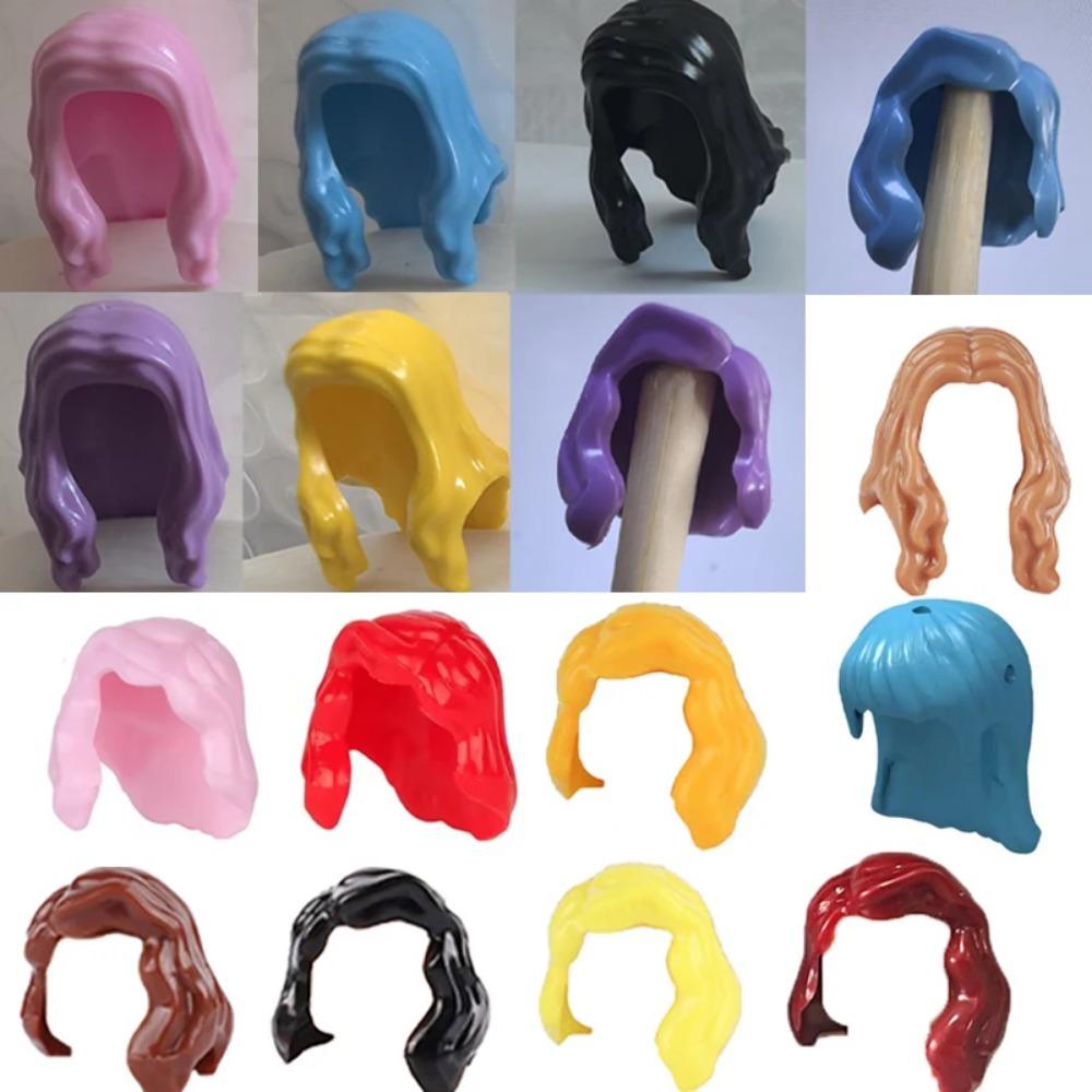 City Building Blocks Body Character Clothing Accessories Helmet Hat Colorful Hair Hairstyle Mini Brick Compatible Toy Gift X040