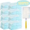 Disposable Duster Refills Handle Replacement Heads Duster Cloths Effortless Dust Removal for Furniture Car Surface Clean Tool