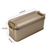 Old-fashioned Rectangular Iron Box with Lid Candy Box High Quality Buckle Iron Box