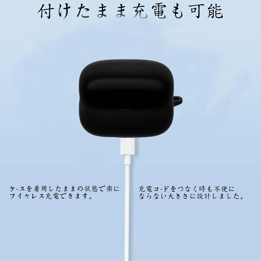 For Sony LinkBuds Open Case Soft Silica Gel Sports Cool Design Shock Absorption Waterproof Dustproof Lightweight Slim Soft Case Cover with Hook To