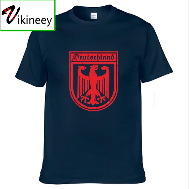 Германия GerUnisex Флаг Герб GerUnisexy Орел Футболка Унисекс Новая Мода Унисекс Круглый Вырез Футболка Харадзюку Топы Рубашки День Отца