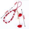 Accessories Flower Pendant Bracelet Mobile Phone Strap Lanyard Cell Phone Lanyard Wrist Straps