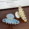 Premium Style Korean Versatile Pearl Shell Acetate Hair Claw Clip For Elegant Updos
