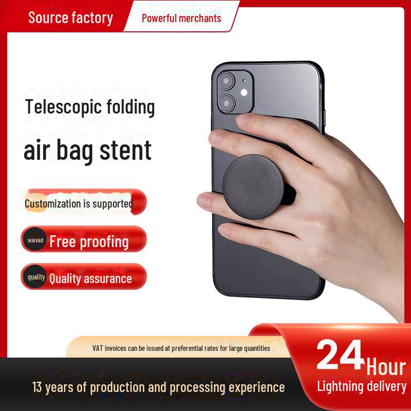 Телескопическая подставка для телефона с подушкой безопасности: Съемный держатель Push-Pull для рабочего стола