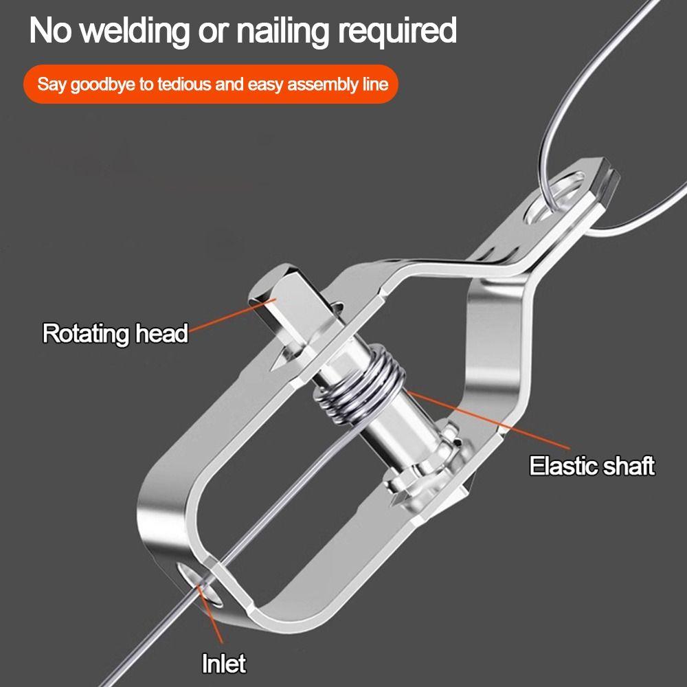 Silver Wire Tightener Heavy Duty Wire Ratchet Tensioner New Wire Buckle  Fence