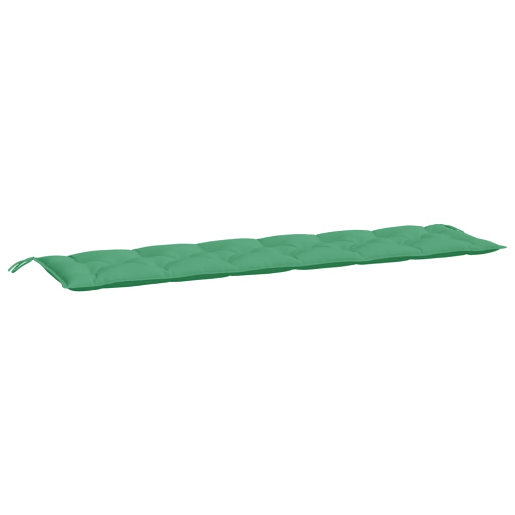 Garden Bench Cushions 2 pcs Green 200 x 50 x 7 cm Oxford Fabric
