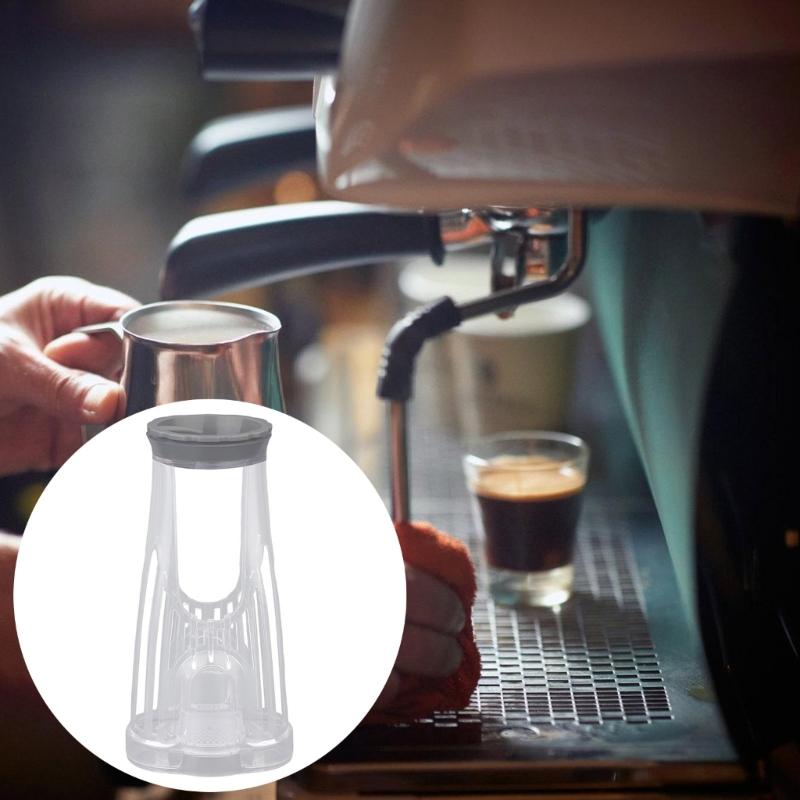 Short Coffee Machine Filter Basket Holder Heat Resistant Plastic Coffee Filter Bracket For Enhanced Brewing Efficiency