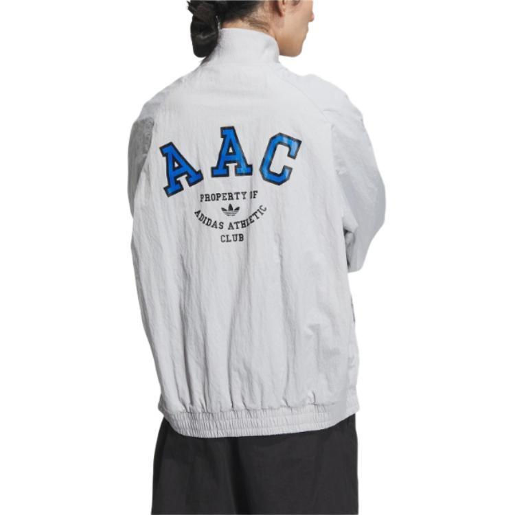 Adidas Originals Trefoil Collection Outfit Jackets & Coats Men's Solid Light Gray IU4846