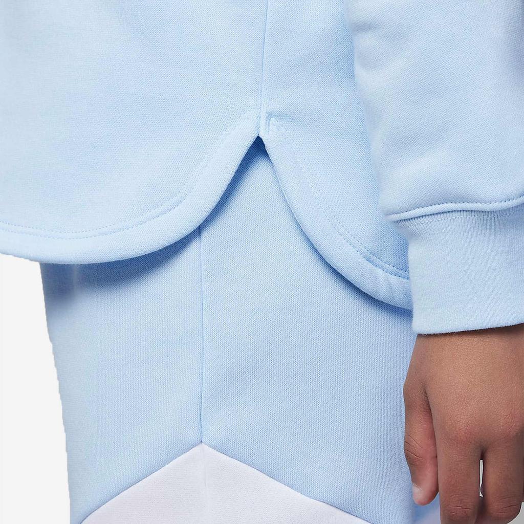 Jordan Fashion Brand Logo Solid Color Casual Sports Suit Kids Suit Blue FB9355-411