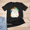 Rainbow Hedgehog Unicorn Funny Pet Animal Lover Girl Premium Unisex T-shirt
