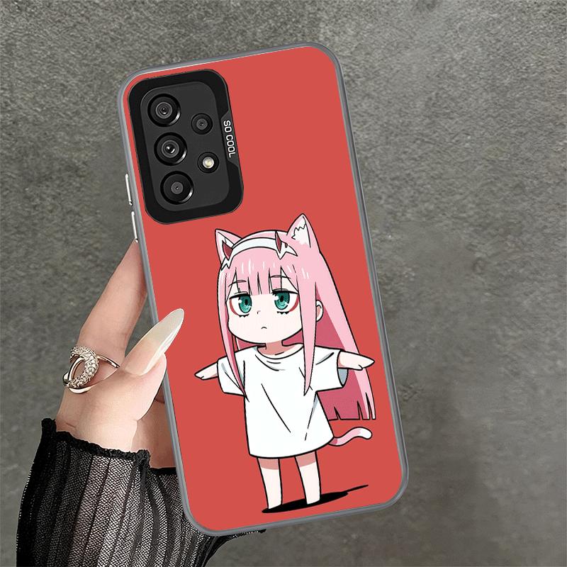 Чехол для телефона Zero Two 02 Кавайный Милый Мягкий для Samsung A17 A16 A15 A14 A13 A57 A56 A55 A54 A53 A37 A36 A35 A34 A33 A26 A25 A24 A23
