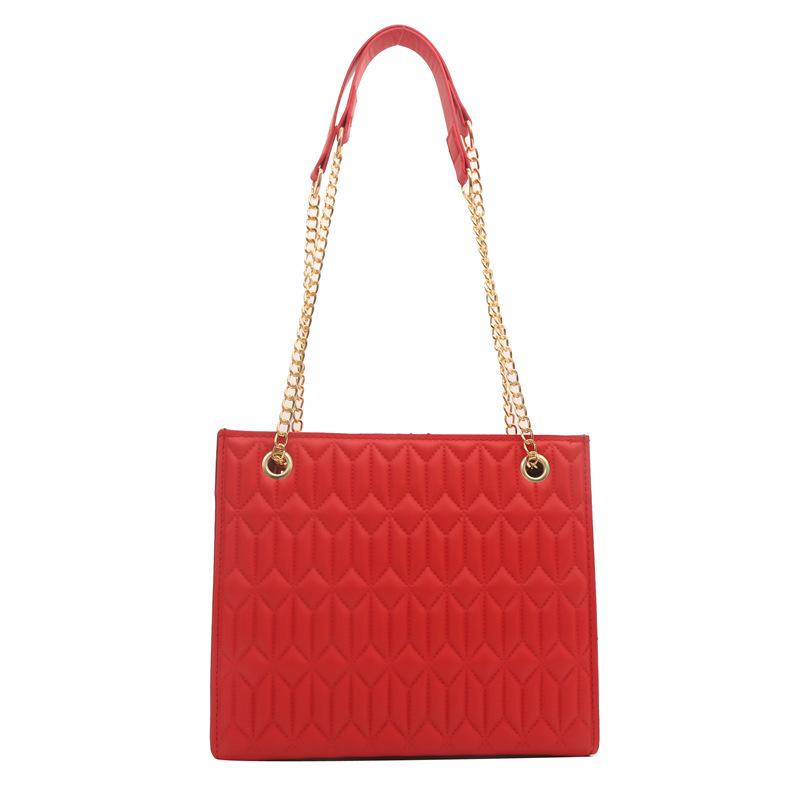 Female Big-Name Pressure Shell Messenger Bag Texture Popular Chain Shoulder Bag Foreign Fashion Handbag