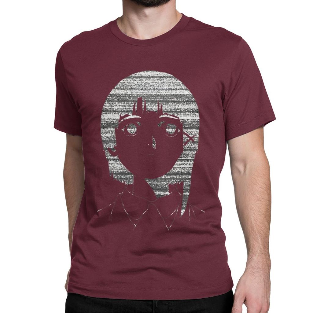 Футболки Serial Experiments Lain White Noise для мужчин и женщин, из чистого хлопка, потрясающие футболки в стиле аниме, Lwakura, научной фантастики и манги, больших размеров.