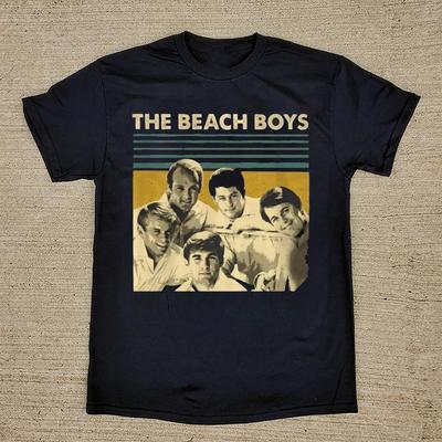 НОВИНКА The Beach Boys Черная Хлопковая Футболка Унисекс Все Размеры S-5XL Подарок Для Фанатов AD280