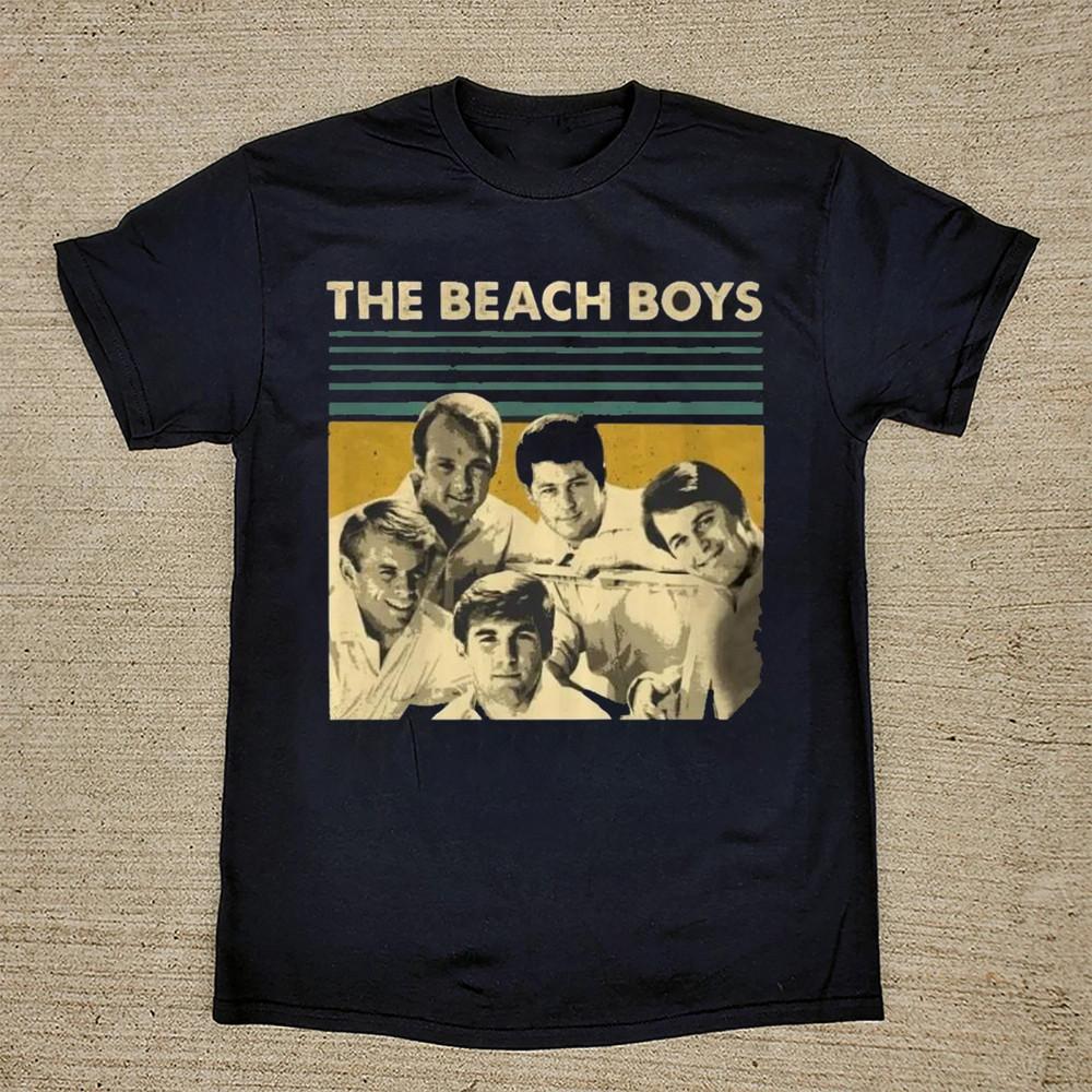 NEW The Beach Boys Black Cotton All size S5XL Gift For Fans Tshirt AD280 Unisex T-Shirt