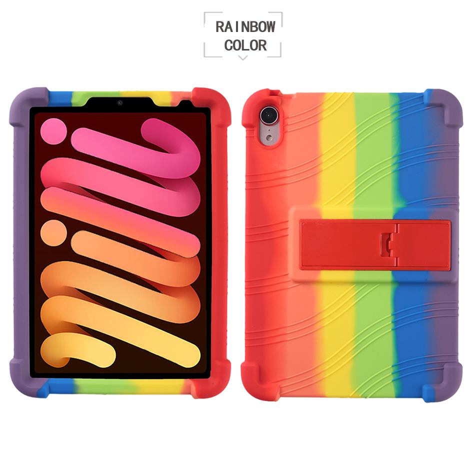 Kids Shockproof Stand Tablet Cover For Apple iPad Mini6 8.3 Inch Silicon Case 2021 A2569 Protective Sleeve