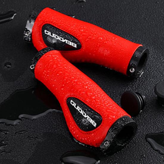 Велосипедная ручка, удобная амортизирующая легкая ручка с двойным замком, велосипедная ручка, аксессуары для велосипеда