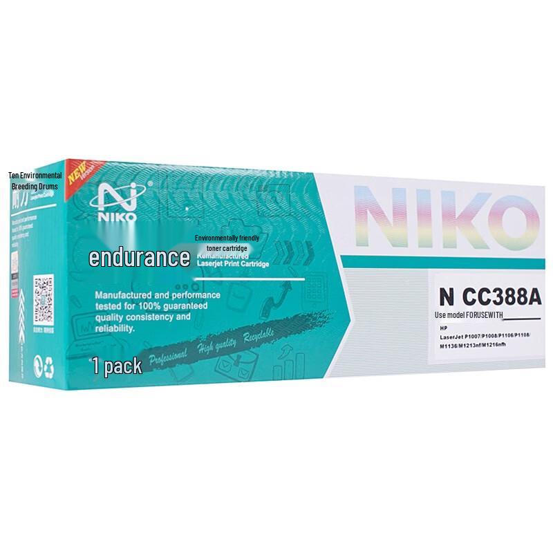 NIKO CC388A Compatible Black Toner Cartridge