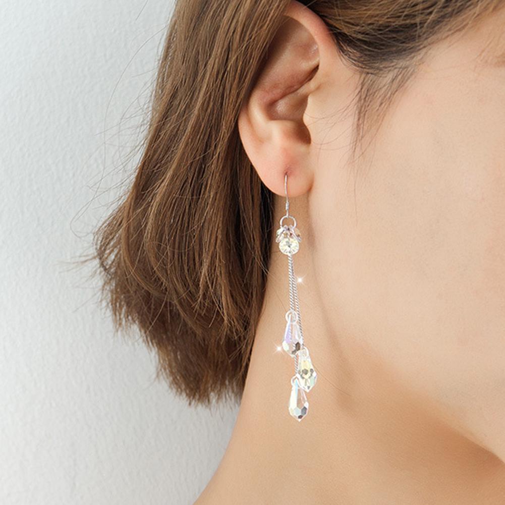 Серьги Bluelans с кисточками, крючком, разноцветные, длинные, свисающие, женские