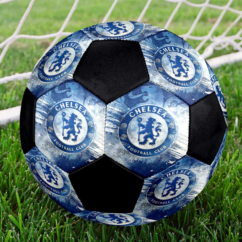Футбольный мяч для зала Chelsea FC Цветной Для всех возрастов Размер 5 Машинная строчка ПВХ Готов к соревнованиям Прочный Высокий отскок