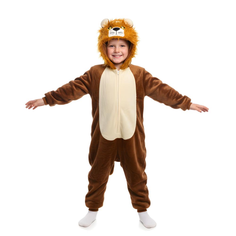 Piżama Onesie Kigurumi Kostium Przebranie Lew 135 - 145Cm