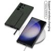 Чехол для телефона Samsung S24 Ultra со складной подставкой - Ударопрочный, Совместим с S24/S24 Plus.