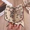 Foldable Wooden Bible Ramadan Eid Al-Fitr Book Shelf Book Stand Home Decoration Display Stand