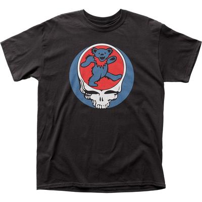 Grateful Dead Steal Your Bear Унисекс Футболка Музыка Классика Концертная Группа Черная