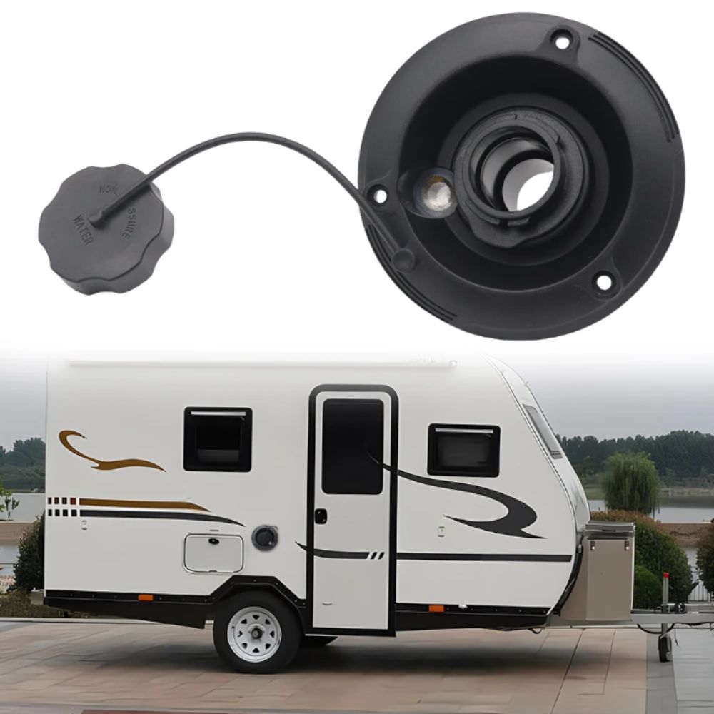 Plastic RV Gravity Water Inlet Round Camper Fresh Water Gravity Hatch Caravan