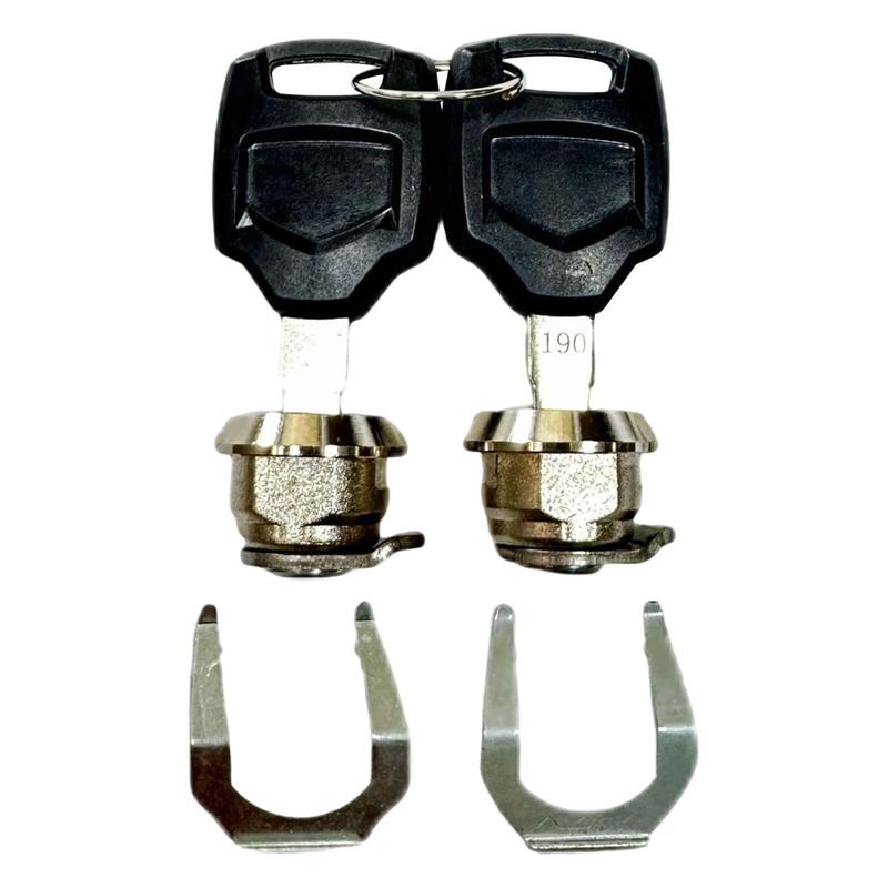 Metal Motorcycle Trunk Lock Cylinder Kit Easy tall Rear Tail Box Lock for Motorbike Top Box Storage Accessories